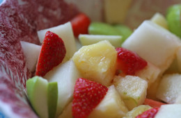 Fresh fruit daily…..